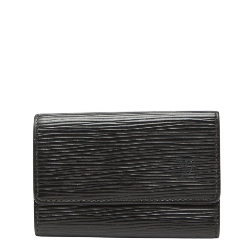 Louis Vuitton Epi Multicles 6 Noir Black Leather Card Holder